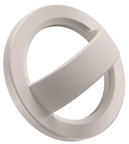 GONEZ Magnet Telefon Griff kompatibel mit MagSafe, abnehmbare Silikon-Schleife Griff, Telefon Ring Halter für die Rückseite des Telefons für iPhone 16/15/14/13/12 Serie, Stein