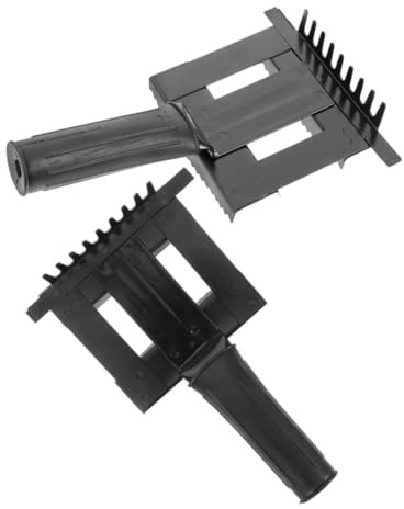 UKCOCO 2stücke Putzkoffer Für Pferde Mit Reinigungsbürste Und Pferdehaar-kamm Ergonomischer Griff Für Fellpflege Leicht Und Verschleißfest Für Dauerhaften Einsatz