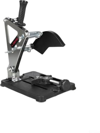 Yhenlovtt Metall Winkelschleifer Ständer mit Gusseisen-Basis für 100-150mm Schleifmaschinen, verstellbares Schneidwerkzeug, mit Funkenschutz-Winkelschleiferständer