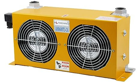 Enfriador de aire hidráulico 2.4KW Radiador de aceite Serie AF Enfriadores de aceite de aluminio hidráulico de aleta de placa 60L / MIN(Q)