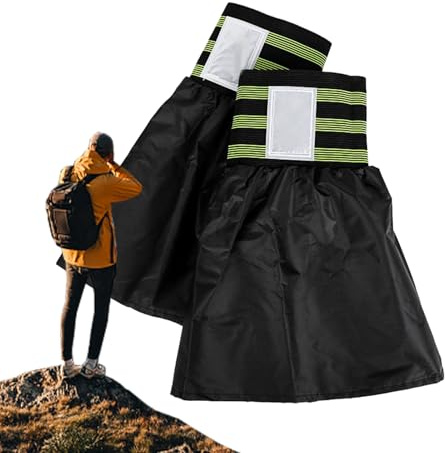 Beingamaschen – leichte, wasserdichte Trailrunning-Gamasche mit verstellbarem Riemen, Schuhgamaschen gegen Staub, Laufgamaschen zum Wandern, Joggen und Outdoor-Sportabenteuer