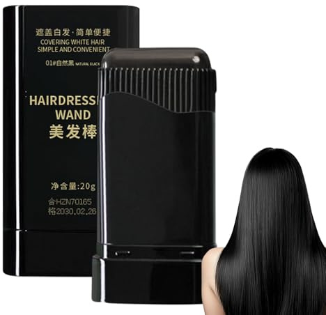 Graues Haar verdecken | Temporärer weißer Haarfärbemandkamm | Natürlicher wasserdichte Sofortfarbstoff | Langlebig | Männer | Frauen | Zurückgehender Haaransatz | Bart | Schnelles Ausbesserungswerkzeu