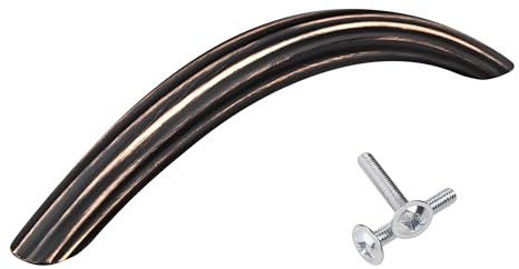 SOTECH 10er Set Möbelgriffe DIVIN Kupfer schwarz BA 128 mm Bügelgriff Kommodengriff