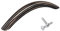 SOTECH 10er Set Möbelgriffe DIVIN Kupfer schwarz BA 128 mm Bügelgriff Kommodengriff
