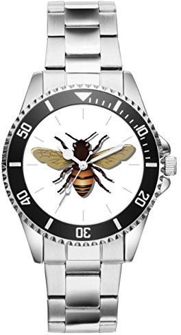 KIESENBERG Geschenk für Imker Bienen Züchter Freunde Liebhaber Uhr 6160