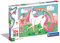 Clementoni 27109 Supercolor Unicorns – Puzzle 104 Teile ab 6 Jahren, buntes Kinderpuzzle mit besonderer Leuchtkraft & Farbintensität, Geschicklichkeitsspiel für Kinder