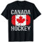 Canada Hockey, Canadian Flag T-Shirt T-Shirt