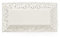 Excelsa White Home - Plato de cerámica rectangular