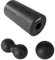 GORILLA SPORTS® Faszien Set - inkl. Faszienrolle, Faszienball und Duoball, 3er Set, Schaumstoff, Schwarz - Faszienset, Massage Set, Massageball, Faszien Training, Schaumstoffrolle