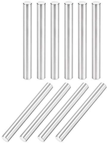 Sourcing map Lot de 10 goupilles de cheville en acier inoxydable 304 cylindriques pour étagère 6mm X 60mm