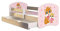 Kinderbett Jugendbett mit einer Schublade und Matratze Sonoma mit Rausfallschutz Lattenrost ACMA II 140x70 160x80 180x80 (33 Miezekatzen, 180x80 + Bettkasten)