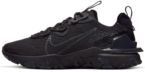 Nike NIKE REACT VISION, Men's Running Shoe, Black Anthracite Black Anthracite, 4.5 UK (37.5 EU)