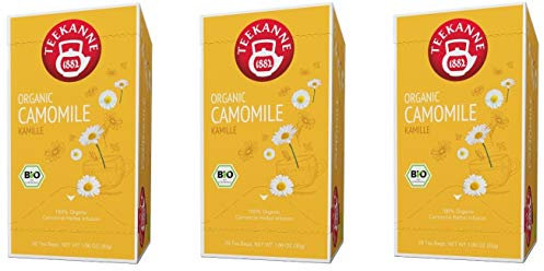 Teekanne Bio Kräutertee- 3er Pack Kamille (3 x 20 Beutel, 90 g)