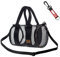 Rough Enough Small Clear Purse Clear Crossbody Bag Stadion Approved for Women Girls Concert Sports Events, schwarz