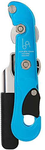 Professional Rock Climbing Descending Device Self-Brake Stop Rope Clip Grab Rescue Outdoor Rock Climbing Rope Accessories,Blue