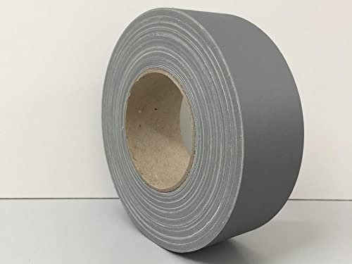 19 mm x 50 m Silber/Grau Gewebeband Gaffer Tape mit hoher Klebkraft Panzerband Panzertape leistungsstarkes Gewebeband versch. Breiten und Farben (19mm x 50m, Silber/Grau)