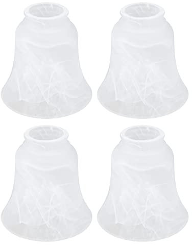 BESPORTBLE Glas-lichtabdeckung Deckenlampenabdeckung Für Esszimmer 4-teilig E27 Lampenschirm Moderner Stil Weich Und Praktisch