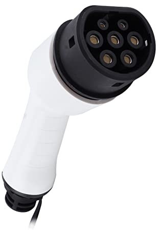 Conector Hembra de Cargador EV, Enchufe Hembra de Cargador de Vehículos de Nueva Energía 32A IP44 Protección para Tipo 2 PHEV EV EU 480V
