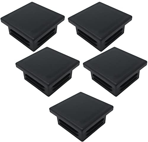 5 x SOTOOLS Lamellenstopfen Rohrstopfen für Vierkantrohr 60 mm Abdeckkappe, Endkappe aus Kunststoff x 60 mm Abdeckkappe, Endkappe aus Kunststoff