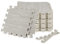 MUKCHAP Lot de 16 tapis de sol emboîtables en mousse de 30 x 30 cm, carreaux de sol emboîtables de 1 cm d'épaisseur avec bordures, tapis en mousse pour la maison, le garage