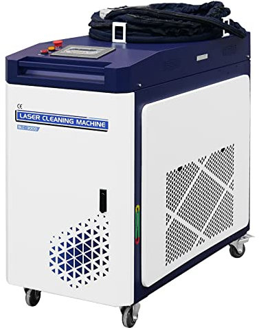 Nettoyeur laser 3000 W avec câble de 20 m pour enlever la rouille et l'oxydation de peinture à l'huile en métal 3 phases pour panneaux de carrosserie de voitures