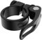 Prasacco Collier de serrage pour tige de selle de vélo à dégagement rapide en alliage d'aluminium 31,8 mm - Accessoires de vélo pour VTT, vélo de route - Noir