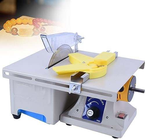 ALSUP Edelstein-Polierschleifmaschine, 0-10000rpm DIY Schmuck Lapidary Säge, für Gold Silber Schmuck Polieren,220v
