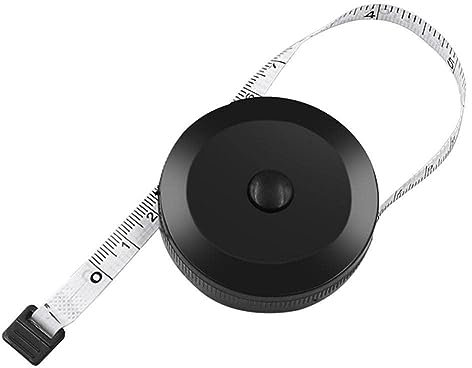 Jkapagzy 1 St Maßbänder Doppelseitig einziehbare Werkzeuge Automatisches ABS Flexibles cm 150 Mini-Nähmaßband einziehbar Zeitband weicher Körpermaßband Vinyl-Schaumstoff-Spender, Messspirit-Messg
