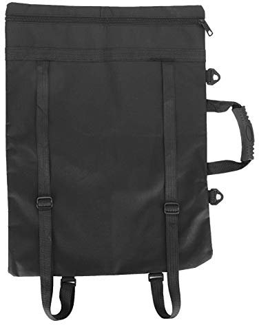 Art Tote Bag - Borsa a Tracolla Impermeabile per Pittura in Tessuti di Alta Qualità, Nera per Tavolo da Disegno e Pittura Artistica