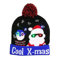 LED Weihnachtsmütze,Leuchtende Strickmütze Wintermütze Bommelmütze Damen Kinder Winter Weihnachten Beanie Mütze Weihnachtsbäume Schneemänner Warm Weihnachtsmützen für Kinder Erwachsene Weihnachtsfeier