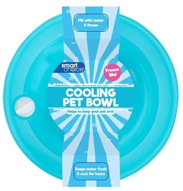 YöL Cooling Water Bowl - Pet Dog Puppy Freezable Ice Cold Summer Hot Weather Travel Refillable Reusable