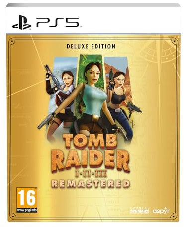 Tomb Raider 1-3 Remastered Starring Lara Croft Deluxe Edition - PS5