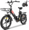 KAISDA E Bike Klapprad 20 Zoll Elektrofahrrad mit 36V 20.8Ah Abnehmbarer Akku,E-Bike 250W Motor bis 100KM,3.0 All-Terrain Fat Tire,7-Gang,LCD-Display Fahrrad für Herren Damen