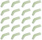 Be In Your Mind 50PCS Carp Fishing Hook Kickers Small Hole Diameter 1mm Large Hole Diameter 1.8mm Height 11mm for Saltwater Freshwater TPR Aligner Fishhook Sleeves Dark Green