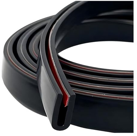 Adunsiaoto Sello Protector Automóviles, Ajuste Universal Goma U, Juntas Para Puerta Coche, Protector Borde Puerta Coche Pegamento, Caucho Sello Protección Para Automóvil, Junta Goma Forma U