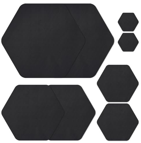 8PCS Down Jacket Repair Patch, Self Adhesive Nylon Fabric Repair Patch Tape for Down Jackets, Coats, Tents Clothing Repair Tape - Black