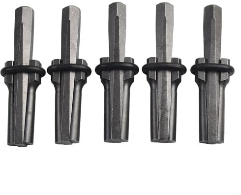 Snowchecking Masonry Chisels Rock Stone Splitters, Chromium Vanadium Alloy Steel 18Mm for Splitting Hard Stone Rock Granite Marble, Reliable and Long-Lasting Use