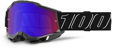 100% Accuri 2 MX Offroad Brille Blackline w/Red/Blue Mirror Lens