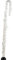 Querflöte Instrument Ellenbogenflöte Altflöte G-Stimmung 16 Geschlossene Tonarten Versilbertes Professionelles Musikinstrument Mit Etui
