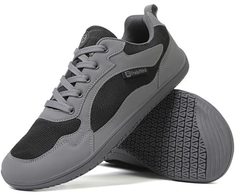 Freiluftkind Das Original Everest Barfußschuhe (Anthrazit/Größe 47 EU) – Der perfekte Barfußschuh für Dein Abenteuer – Barfuß Sneaker Damen & Herren