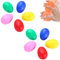 10 Pcs Egg Shakers Plastic Egg Shakers, Easter Eggs for Class Colorful Egg Shakers Musical Instruments for Kids Toddler Gifts DIY Painting Musical Toys for Babies Toddlers Kids (5 Colors)