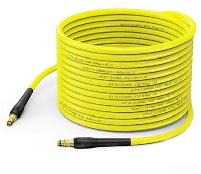 20M High Pressure Washer Replacement Hose for Karcher K2 K3 K4 K5 K6 K7 Series Extension Hose Drain Cleaning kit Fitting Quick Connector 180 Bar Yellow