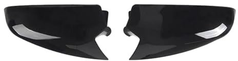 Auto Spiegelkappen Für Vauxhall Für Opel Für Astra H 2004 2005 2006 2007 2008 2009 Auto Seite Rückspiegel Abdeckung Kappe Trim Rückspiegelkappe(Glossy Black)