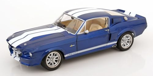 KK-Scale KKDC120174 Mustang Shelby GT500 Eleanor 1967 Blue Metallic & White - maßstab 1/12 - Modellauto