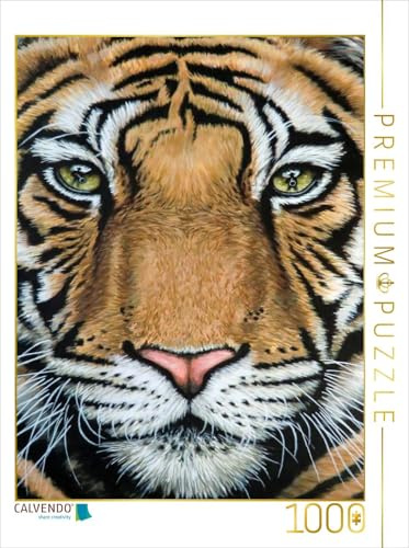CALVENDO Puzzle Tiger's Last Roar | 1000 Teile Lege-Größe 48 x 64 cm Foto-Puzzle für glückliche Stunden