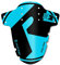 Riesel Design Mudguard Criss:Cross Fahrrad Schutzblech vorn inkl. Kabelbinder/Fahrrad Spritzschutz für Cyclo Cross und Gravel Bike/Schutzblech vorne für Gabel