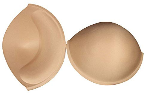 MNJ-TRIMMINGS Beige Sew in Push up Bra Cup, Premium Quality (C)