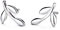 Belons Damen Ohrstecker 925 Sterling Silber Mädchen Blätter Ohrstecker Zweige Ohrringe Ohrschmuck