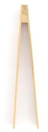 Fackelmann 2355750 Pince de cuisine en bois, pince à cornichons, pince alimentaire, pince en bois, pince à toasts, Bois, 25 cm, Brun