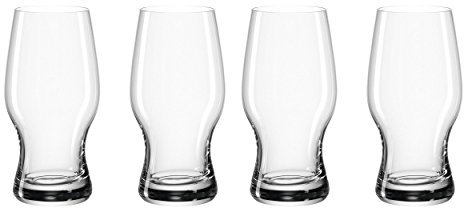 Leonardo Taverna Bierbecher, 4er Set, Bier Becher, Bierglas, Craftbierglas, Craftbier, Glas, 330 ml, 049449